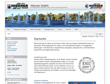 Tablet Screenshot of hierner.de